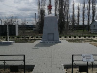 Братская могила советских воинов, погибших в период Сталинградской битвы