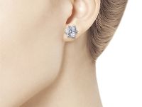 Пусеты из белого золота э4712пс07131900