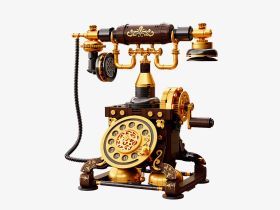 Retro 85018 Конструктор Ретро-телефон