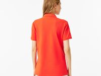 Женское поло Lacoste приталенного кроя из эластичного хлопка