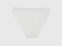 Базовые бесшовные трусы-брифы, Белый