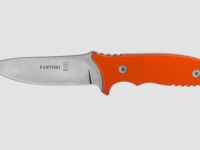 Нож с фиксированным клинком Fantoni, HB Fixed, FAN/HBFxSwOrLBk, сталь CPM-S35VN, рукоять стеклотекстолит G-10, оранжевый