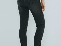 Джинсы Skinny с высокой посадкой, Серый