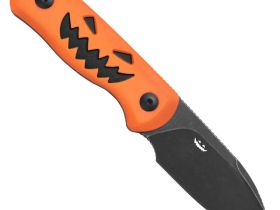 Туристический нож Kizer Drop BearFix Halloween, сталь 14C28N, рукоять G10, оранжевый, ограниченное издание