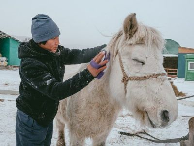 Якутские всадники начинают свое путешествие по Красноярскому краю