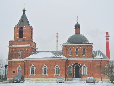 Храм св. прп. Сергия Радонежского в Бусинове, 1857-1860-е гг., гражданский инженер В.О. Грудзин, помощник гражданского инженера А.Ф. Ярошевский