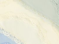 Классические трусы с кружевом, 3 шт., Желтый