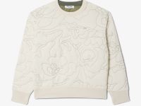 Женская двусторонняя толстовка Lacoste с вышивкой