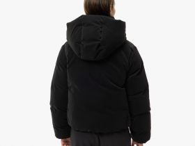 Женская укороченная куртка Lacoste с капюшоном