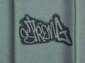 Худи с принтом для мальчиков, Голубой