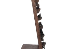 Подставка для коллекции из 7-ми ножей Woodinhome HKS0207OM, дуб, красно-коричневый