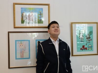 В Якутске открылась выставка 12-летнего художника с аутизмом