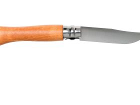 Нож складной Opinel №9 VRN Carbon Tradition, сталь AFNOR XC90 Carbon Steel, рукоять бук, 113090
