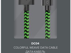 Кабель Pero DC-04 USB / Apple Lightning 2 м Зелёный