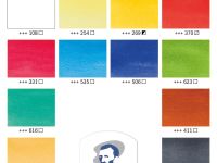 Набор акварели Talens "Van Gogh" 12 цв + кисть в пластик кор