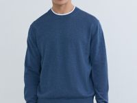 Джемпер с имитацией футболки, Синий