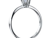 Помолвочное кольцо из серебра э0612кц05091100_white