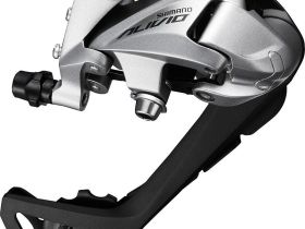 Задний переключатель Shimano Alivio RD-T4000 Shadow 9 скоростей (серый длинная лапка)