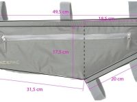 Велосумка на раму Acepac Zip Frame Bag MKIII большая (черный)