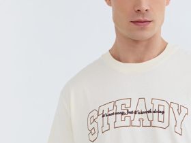 Футболка с принтом, Белый