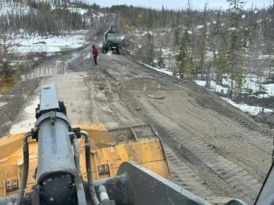 Талые воды вышли на двух участках автодороги «Амга»