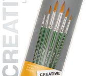 Набор кистей синтетика Pinax "CREATIVE" круглые 6 шт