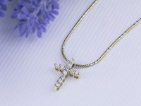 Подвеска из желтого золота с бриллиантами э0301пд04170300