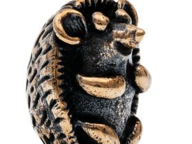 Бусина для темляка Ёжик, бронза