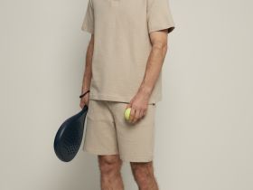 Поло из хлопка свободного силуэта