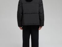 Утепленная куртка со съемным капюшоном