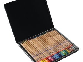 Набор карандашей цветные "Мастер-Класс", 24 цвета, в жестяном пенале