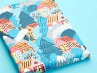 Бумага упаковочная "Домики" 70х100 см