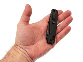 Складной нож Kizer Original 2 Tanto, сталь S45VN, рукоять титан, черный