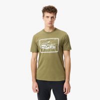 Мужская хлопковая футболка Lacoste стандартного кроя