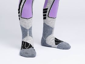 Термоноски трикотажные для девочек (высокие)