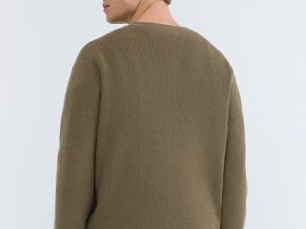 Джемпер из текстурной пряжи, Бежевый