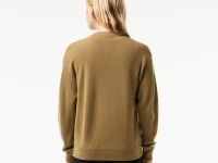 Женский шерстяной кардиган Lacoste с v-образным вырезом