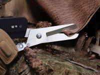 Складной нож с ножницами Roxon S501U рукоять G10