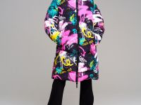 Пальто текстильное с полиуретановым покрытием для девочек