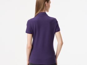 Женское поло Lacoste приталенного кроя из эластичного хлопка