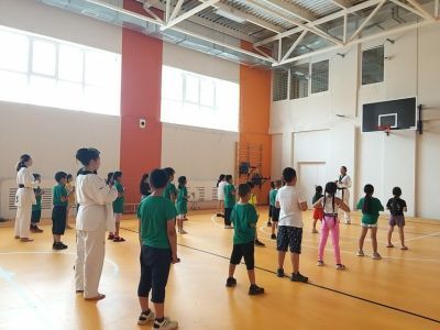 Школа единоборств «Темпл Кидс» провела мастер-классы по тхэквондо и дзюдо