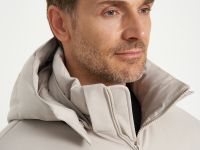 Утепленная куртка с воротником-стойкой