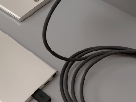 Кабель VLP Nylon Cable USB-C / USB-C 1,2 м Чёрный