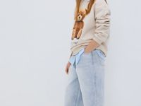 Джинсы для девочек, Голубой