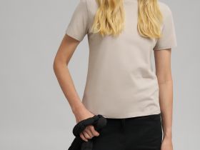 Приталенная футболка из джерси