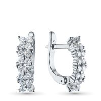 Серьги из белого золота э4712сг07173700