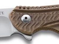 Складной нож CRKT Ripple Bronze, сталь Acuto 440, рукоять нержавеющая сталь 420J2