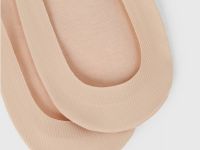 Подследники с хлопковой подошвой, 2 пары, Бежевый