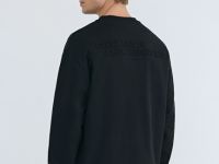 Свитшот с объёмным принтом, Черный