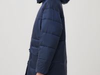 Пальто утепленное прямого силуэта